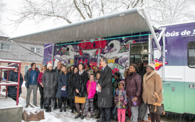 Dream Bus Mobile Library Serving Five Neighborhoods