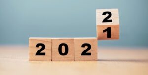 Year changing from 2021 to 2022