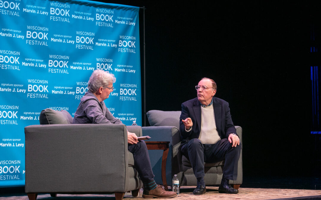 James Patterson at Wisconsin Book Festival in 2018