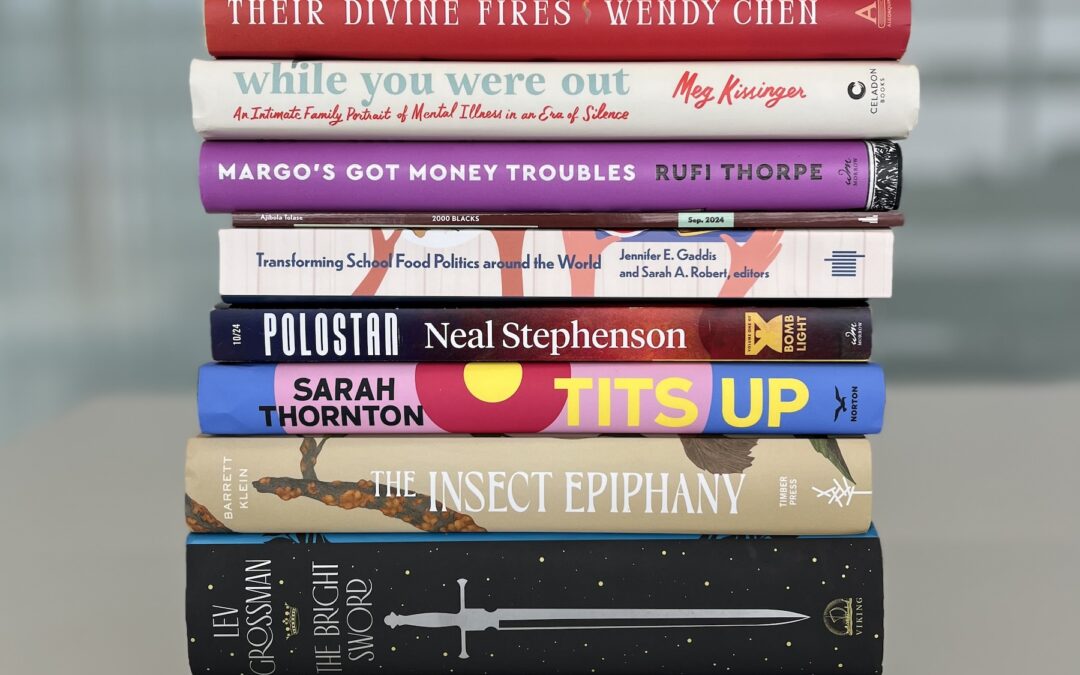 Stack of Wisconsin Book Festival books