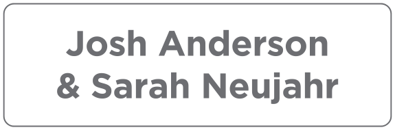 Josh Anderson & Sarah Neujahr