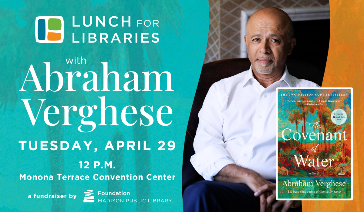 Lunch for Libraries with Abraham Verghese